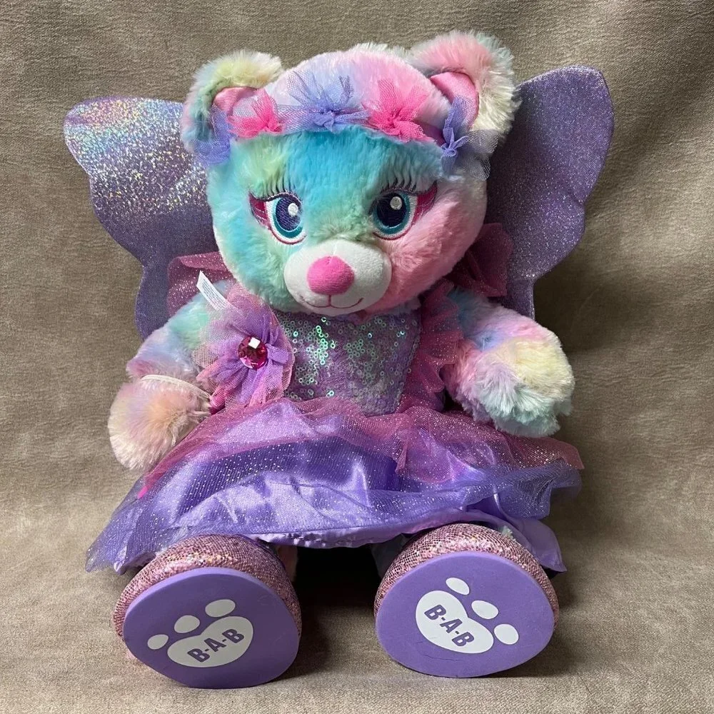 Build a Bear Pastel Fairy Bear 16